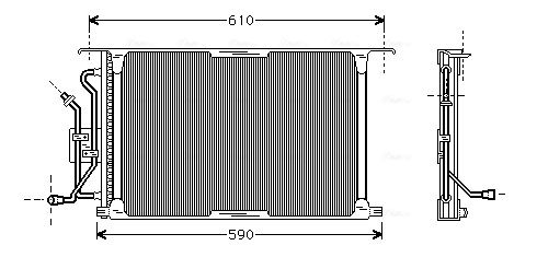 AVA QUALITY COOLING kondenzátor, klíma FD5258