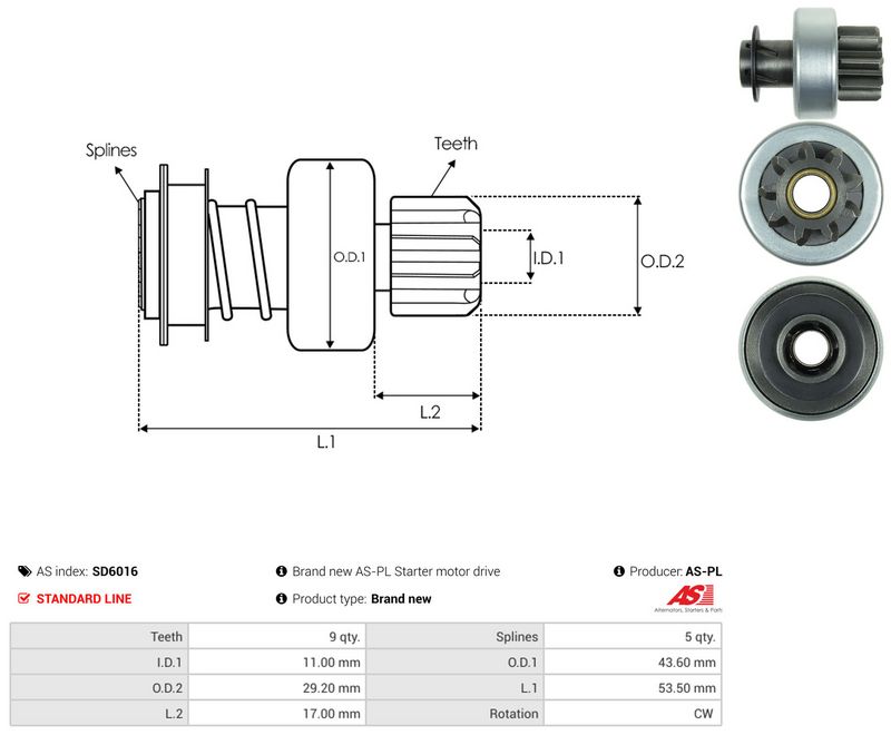 Vabajooks, starter, AS-PL SD6016