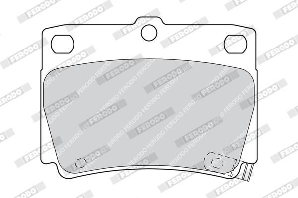 FERODO Plaquettes de frein à disque FDB1570