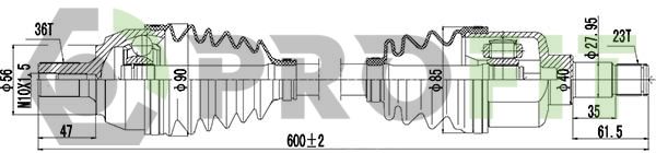 Приводний вал, Profit 2730-3016