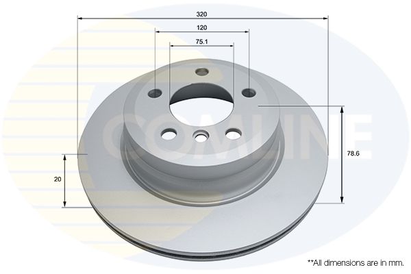 Comline Brake Disc ADC1758V