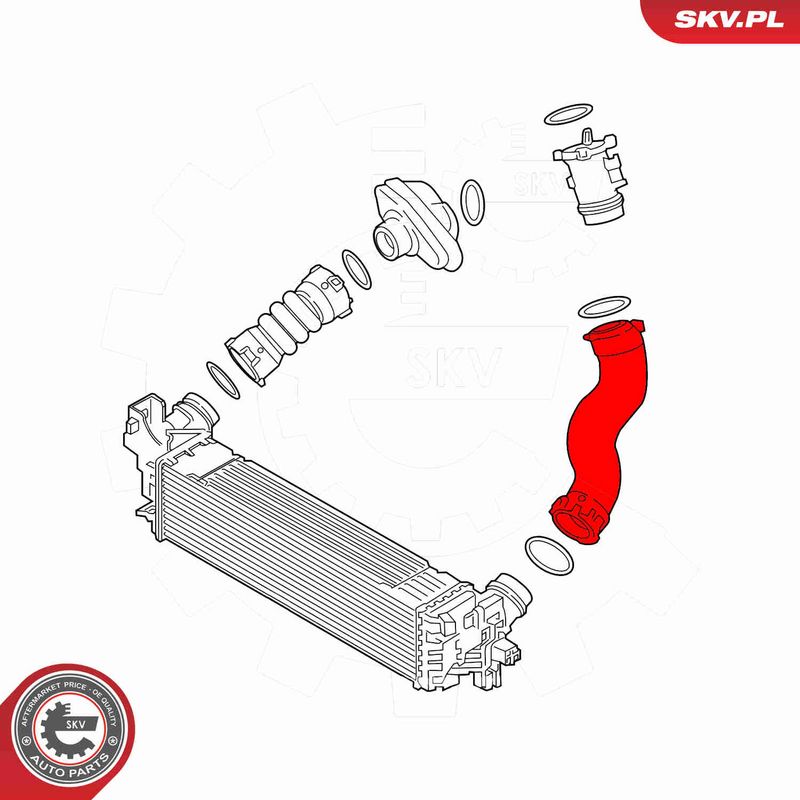 ESEN SKV 43SKV468 Charge Air Hose