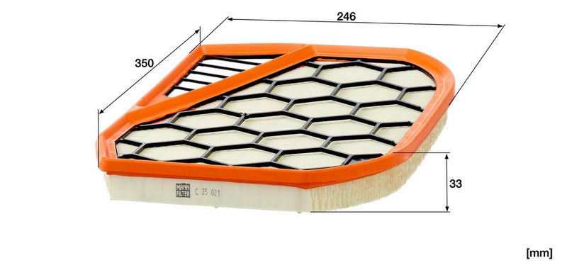 Õhufilter, MANN-FILTER C 35 021