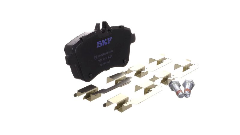 SKF VKBP80126 Комплект гальмівних накладок, дискове гальмо