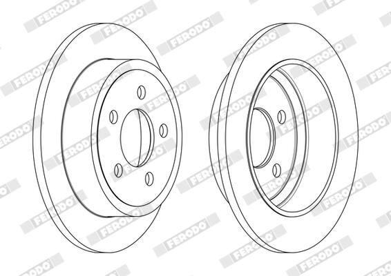 FERODO DDF2288C Brake Disc