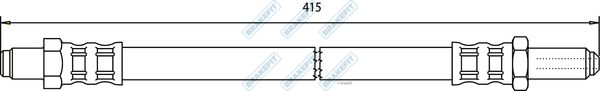 APEC Brake Hose BHO4267