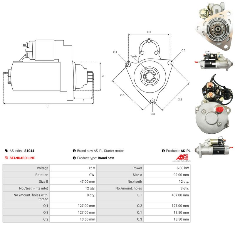 AS-PL S1044 Starter