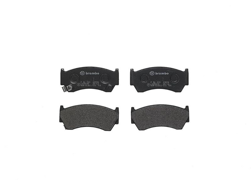 комплект спирачно феродо, дискови спирачки BREMBO