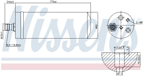 NISSENS 95489 Dryer, air conditioning