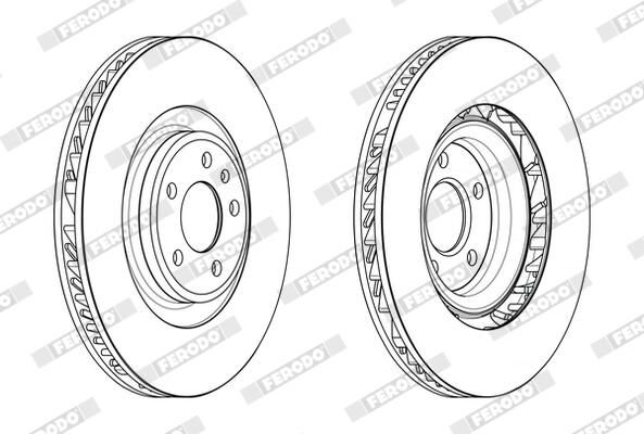 FERODO Disque de frein DDF2686RC-1