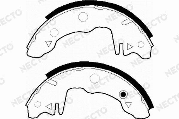 Juego de zapatas de frenos