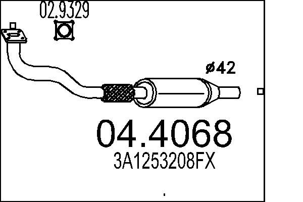 MTS katalizátor 04.4068