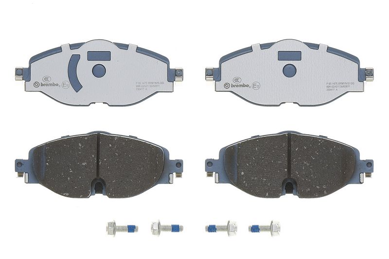 Piduriklotsi komplekt, ketaspidur, BREMBO P 85 147E