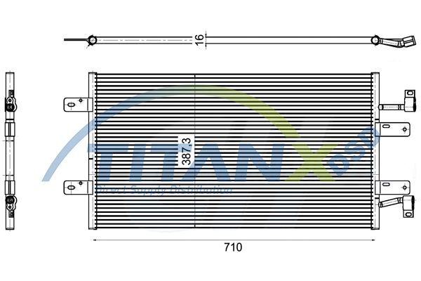 Condensator, climatizare TITANX CD369009