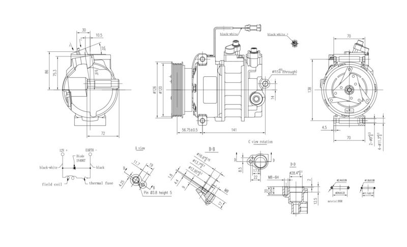 HELLA 8FK 366 200-181 Compressor, air conditioning