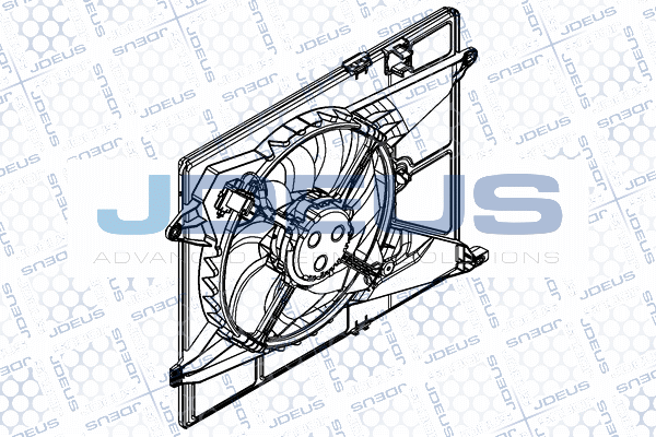 JDEUS ventilátor, motorhűtés EV8D3440