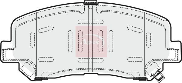 APEC Brake Pad Set, disc brake PAD1915