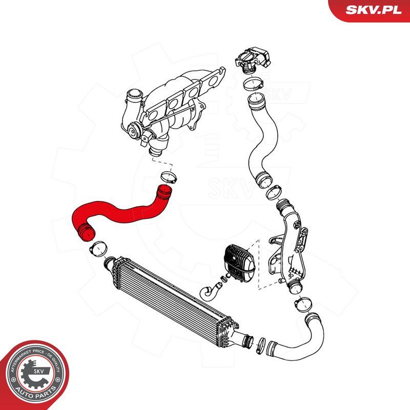 ESEN SKV 43SKV116 - Turbinos oro žarna