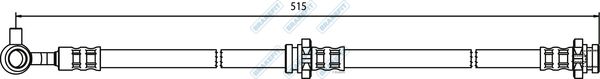 APEC Brake Hose BHO4240