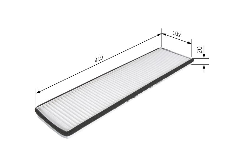 BOSCH 1 987 435 024 Filter, cabin air