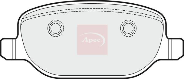 APEC Brake Pad Set, disc brake PAD1537