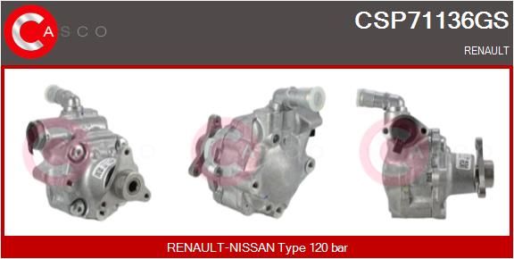 Hydraulické čerpadlo, řízení CSP71136GS