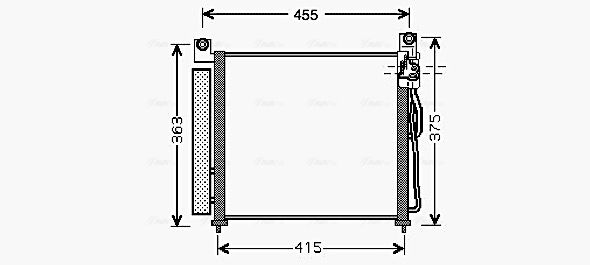 Конденсатор, система кондиціонування повітря, Ava KA5065D