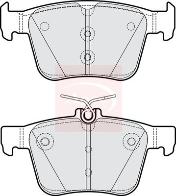 APEC Brake Pad Set, disc brake PAD2178