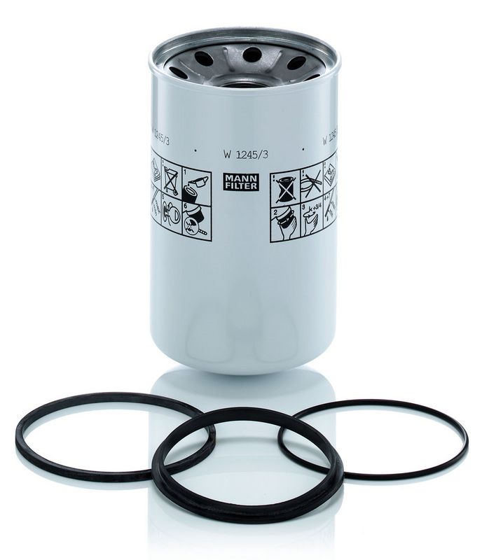 Filtru, sistem hidraulic primar W 1245/3 x MANN-FILTER