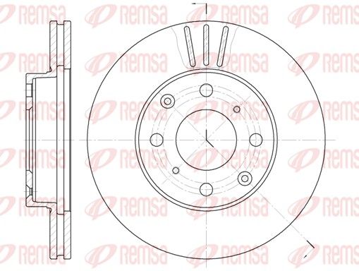 REMSA HONDA диск тормозной передний CIVIC 1.3 16V 240 21 19