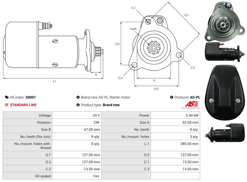 AS-PL S0001 Starter