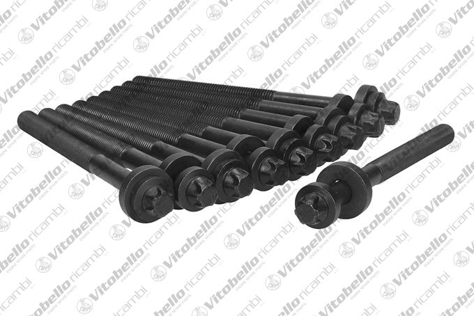 1007242N Vitobello ricambi Kit bulloni testata 