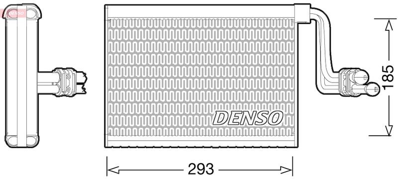 Denso Air Conditioning Evaporator DEV05002