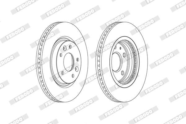 FERODO DDF2466C Brake Disc