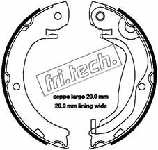 Product Bremžu loku kompl., Stāvbremze fri.tech. 1115.325 For TOYOTA Image