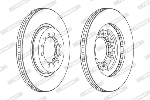 FERODO DDF1109 Brake Disc