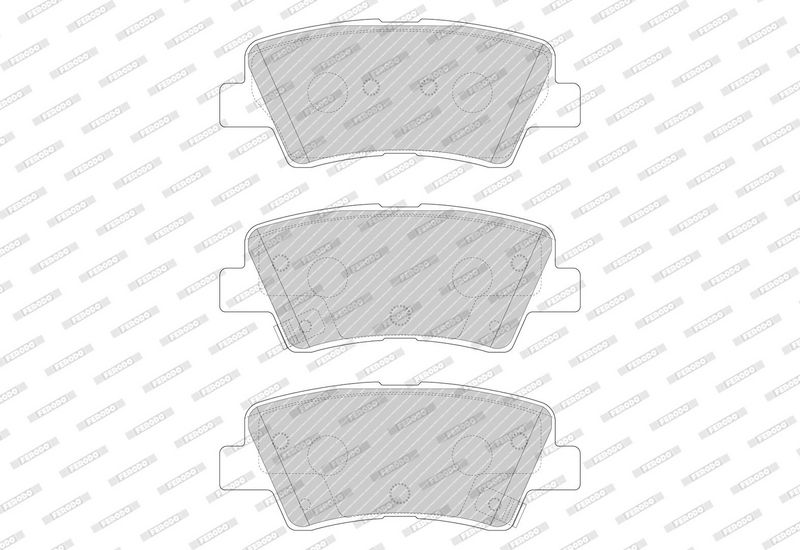 FERODO Plaquettes de frein à disque FDB4833