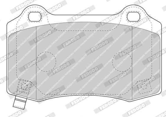 FERODO FDB4777 Brake Pad Set, disc brake