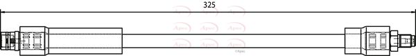 APEC Brake Hose HOS3686
