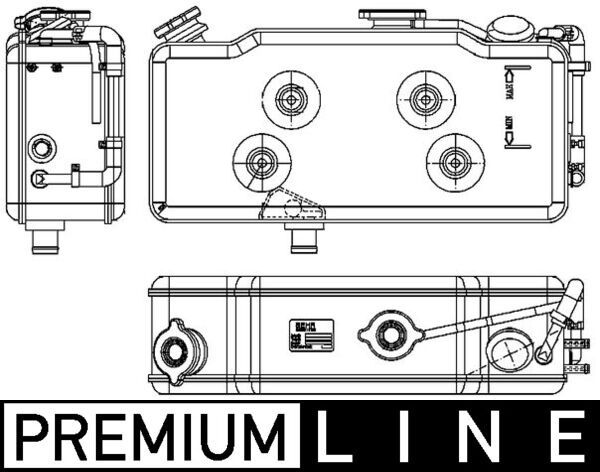 Δοχείο διαστολής, ψυκτικό υγρό  BEHR *** PREMIUM LINE ***