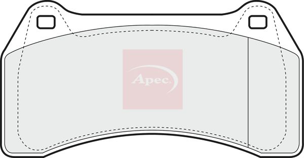 APEC Brake Pad Set, disc brake PAD1246