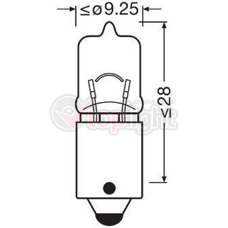 AE TOPLIGHT 39015 Lemputė H6W 12V 6W