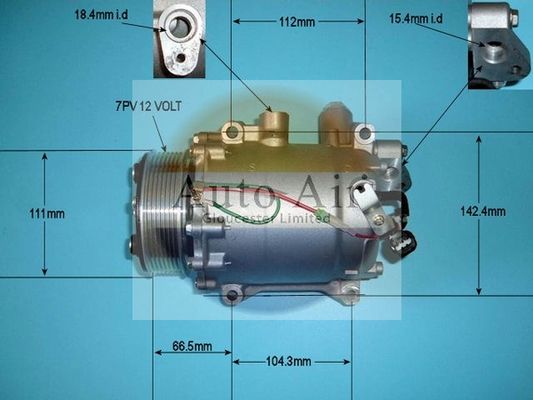 Auto Air Gloucester 14-3753P Compressor, air conditioning