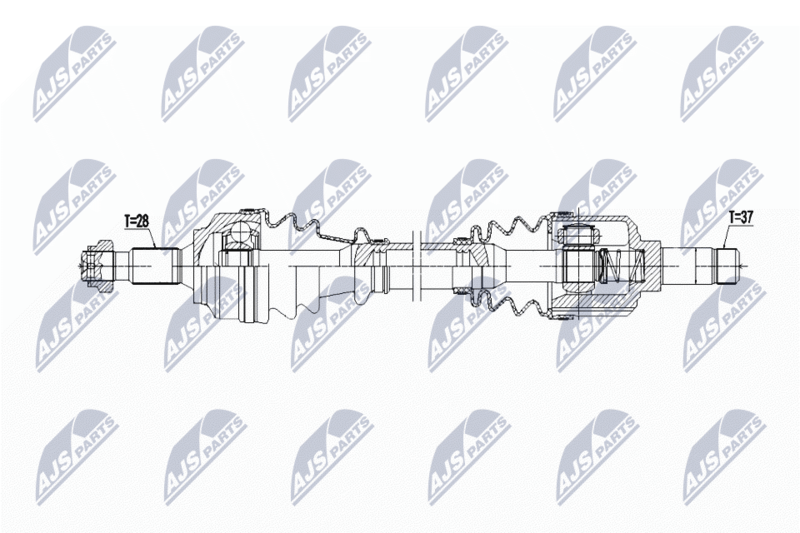 NTY hajtótengely NPW-PE-099