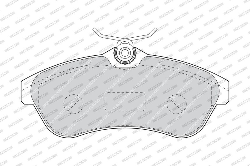 FERODO Plaquettes de frein à disque FDB1543