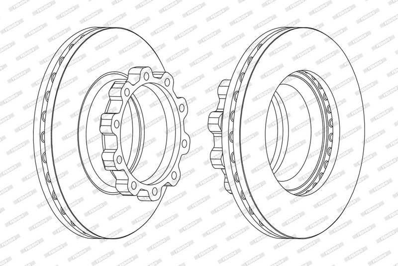 Disque+de+frein FERODO FCR170A