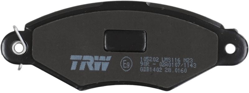 TRW GDB1402 Brake Pad Set, disc brake