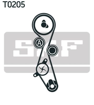 SKF VKMA 03205 Timing Belt Kit