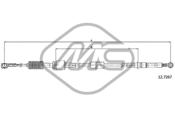 Metalcaucho 81142 - Cable, Manual Transmission