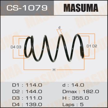 Ресора ходової частини, Masuma CS-1079